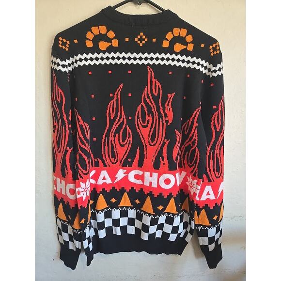 Disney Pixar Small Cars Lightning McQueen Ugly Christmas Sweater pullover NEW - Picture 5 of 6